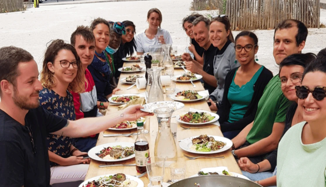 atelier de cuisine en groupe Repas à l'extérieur